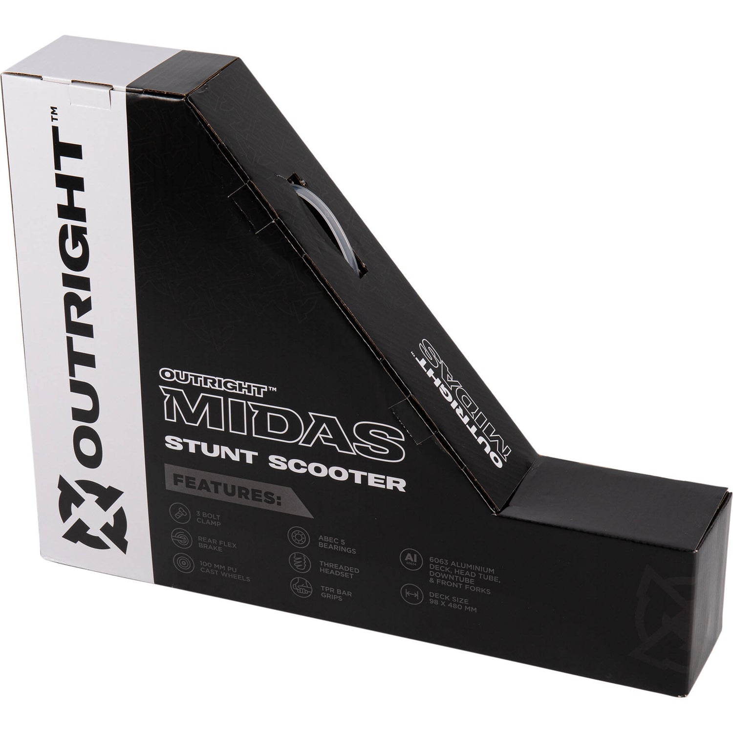 Outright Midas Stunt Scooter - Black