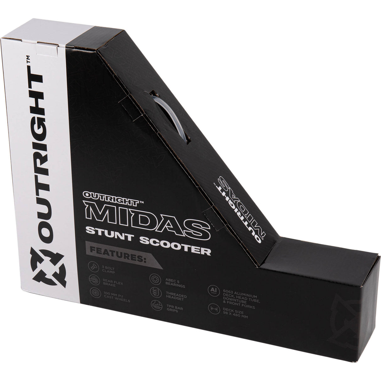 Outright Midas Stunt Scooter - Black