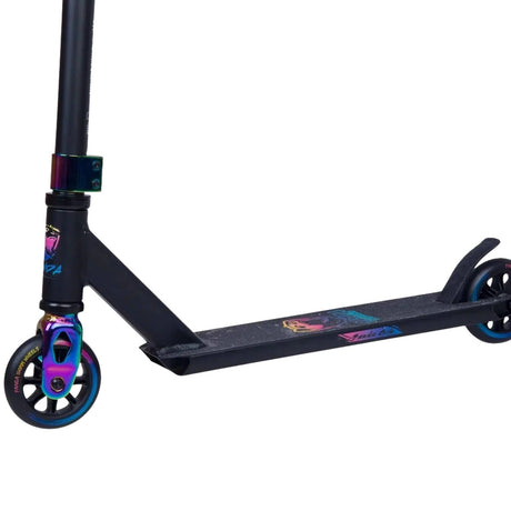 Panda Cub Stunt Scooter - Black/Rainbow
