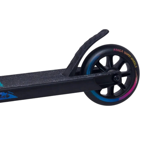 Panda Cub Stunt Scooter - Black/Rainbow