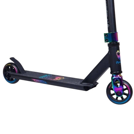 Panda Cub Stunt Scooter - Black/Rainbow