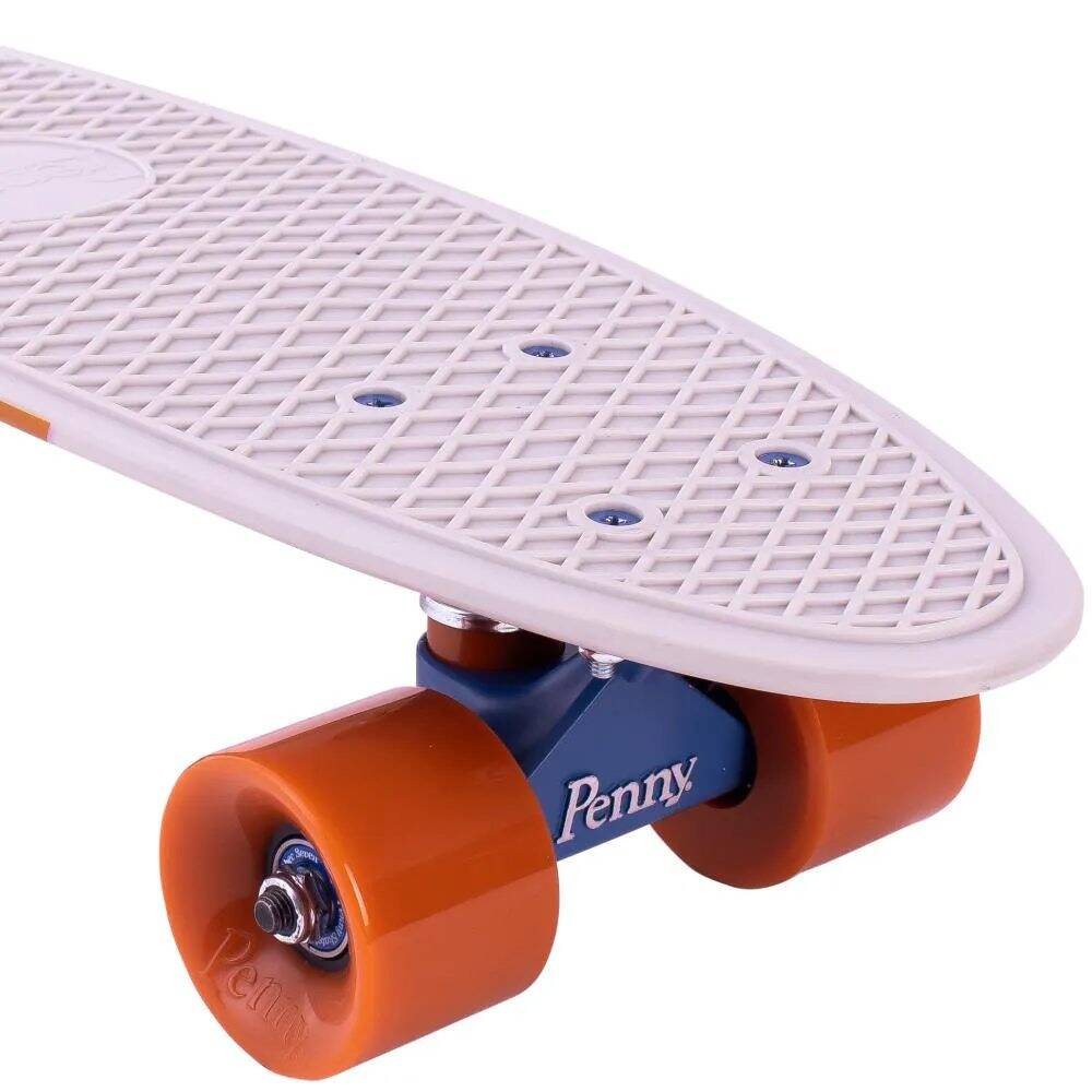 Penny Chevron Complete Cruiser - Grey/Orange 22''