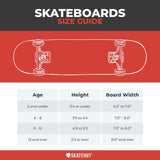 Enuff Lucha Libre Mini Complete Skateboard - Red/Green 7.25''