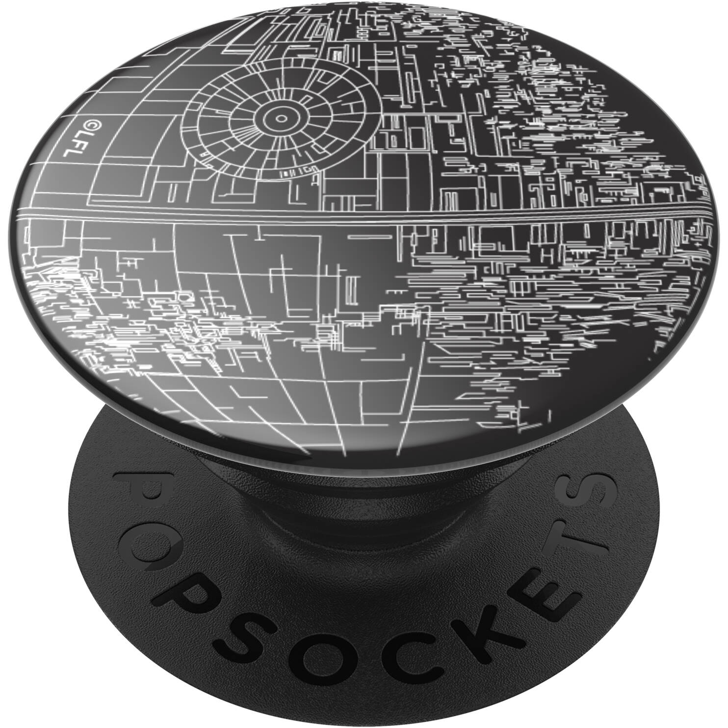 PopSockets Grip - Aluminium Death Star - 2nd Gen