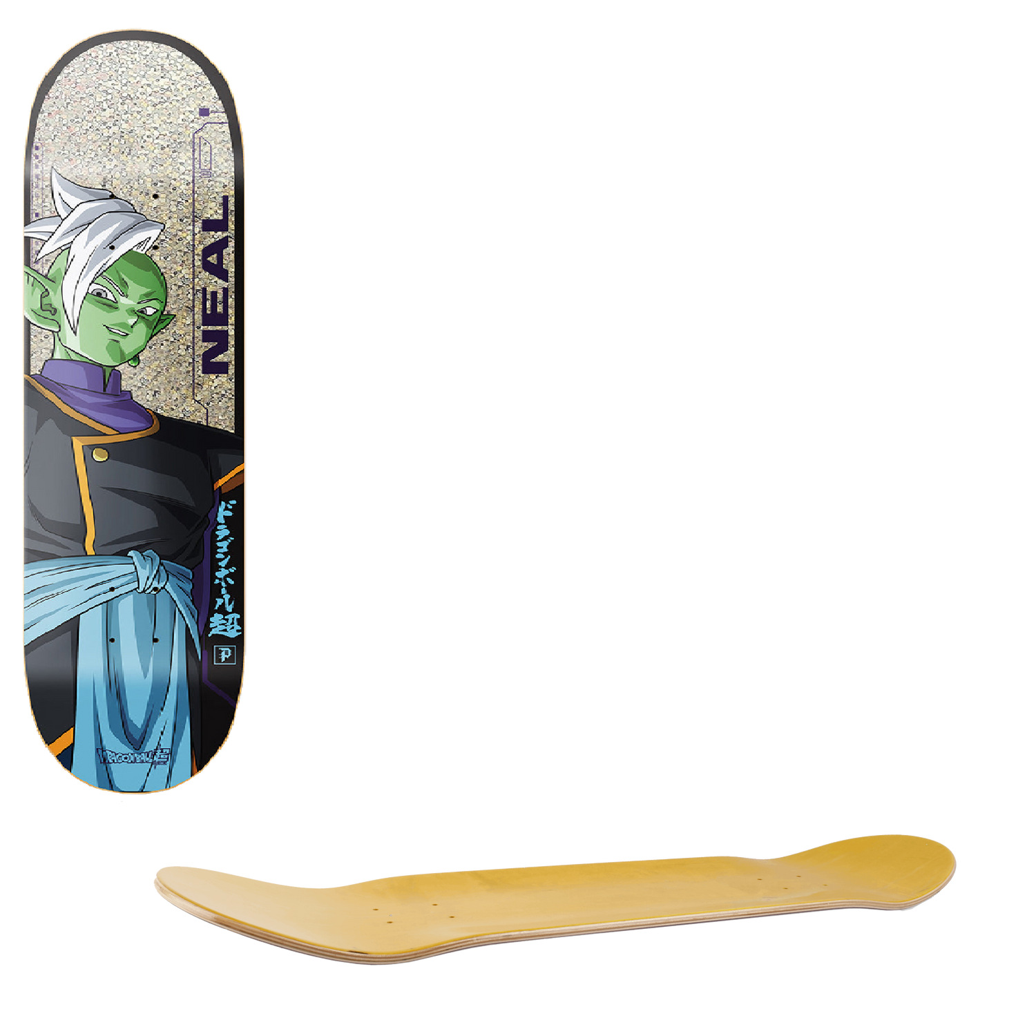 Primitive Neal Zamasu Skateboard Deck 8.0"