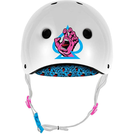 Pro-Tec x Santa Cruz Low Pro Helmet - White Gloss