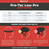 Pro-Tec x Santa Cruz Low Pro Helmet - White Gloss
