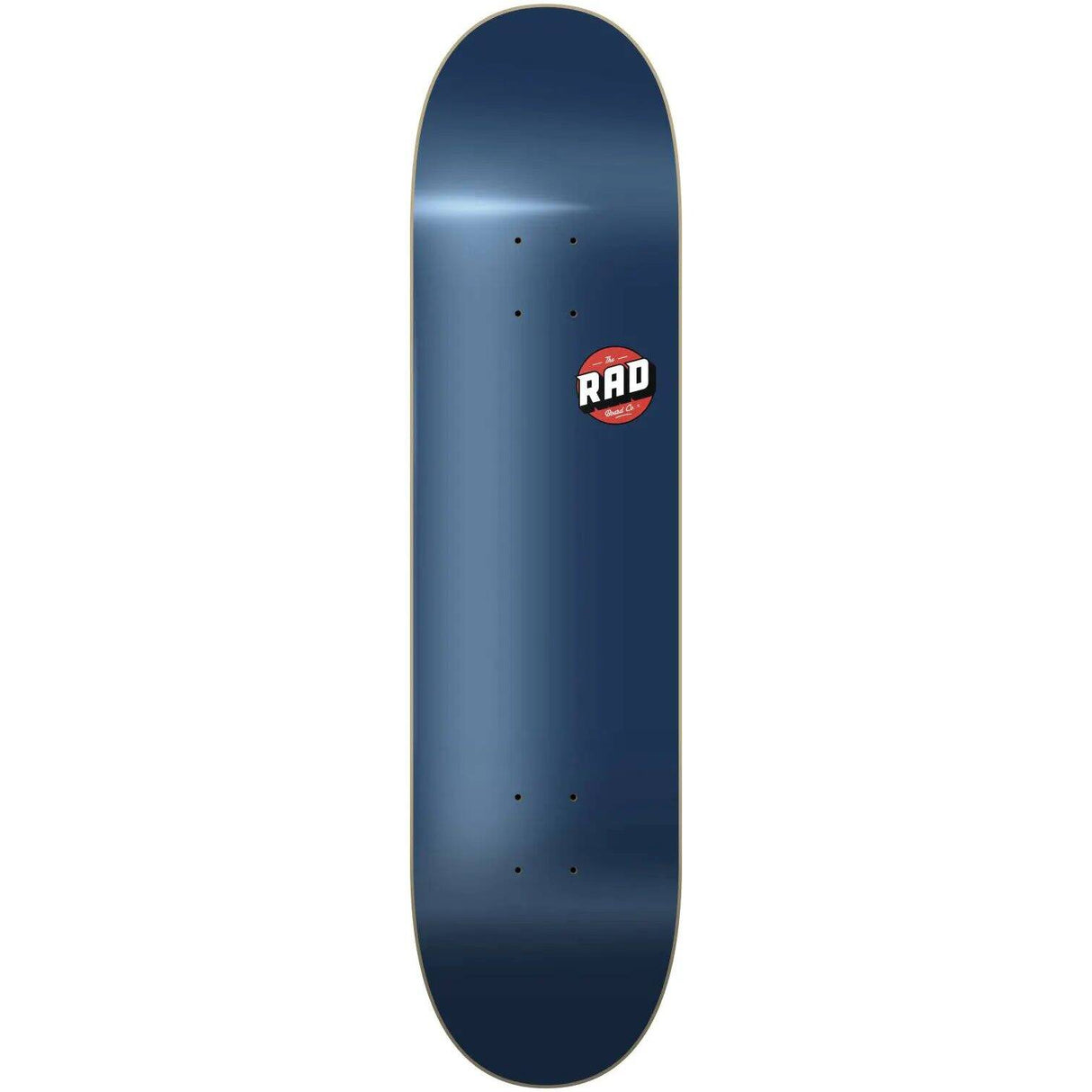 Rad Blank Logo Skateboard Deck - Navy 8''