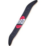 Rad Solid Logo Skateboard Deck - Black/Red 8.25"