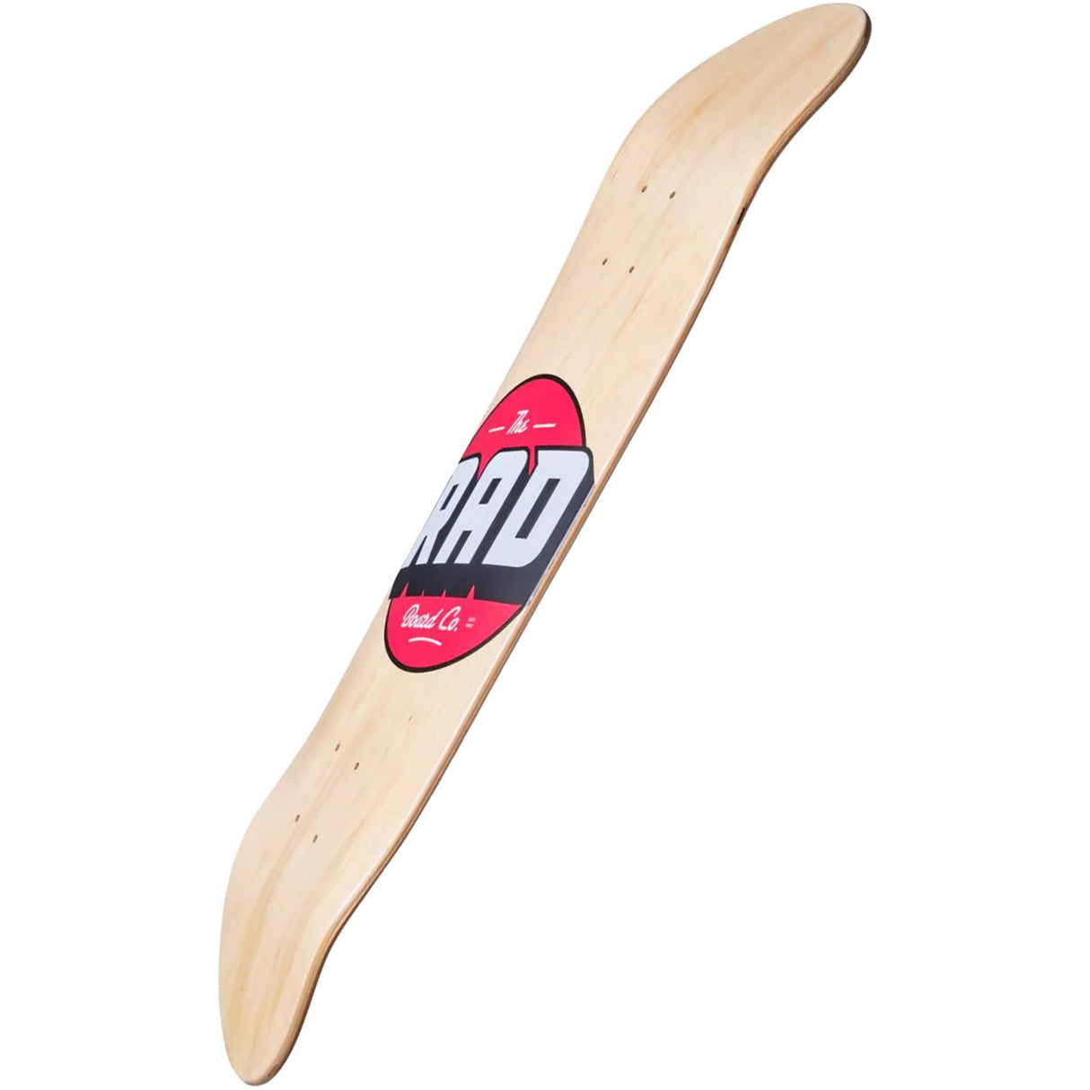 Rad Solid Logo Skateboard Deck - Wood 7.75"