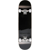 Rampage Plain Third Complete Skateboard 8'' - Black