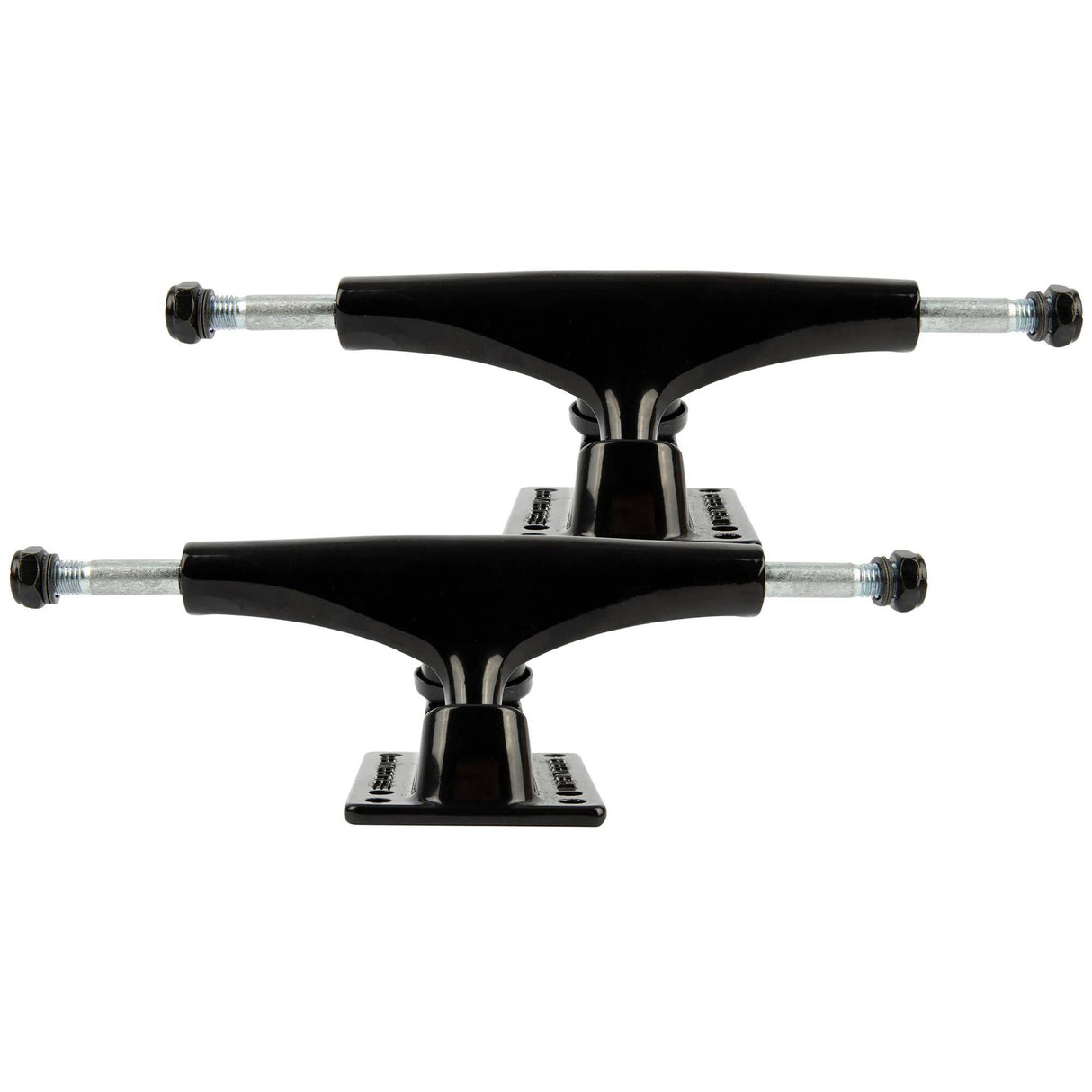 Rampage Rasp Skateboard Trucks - Black 5.25''