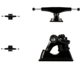 Rampage Rasp Skateboard Trucks - Black 5.25''