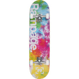 Rampage Tie Dye Burst Complete Skateboard - 8''