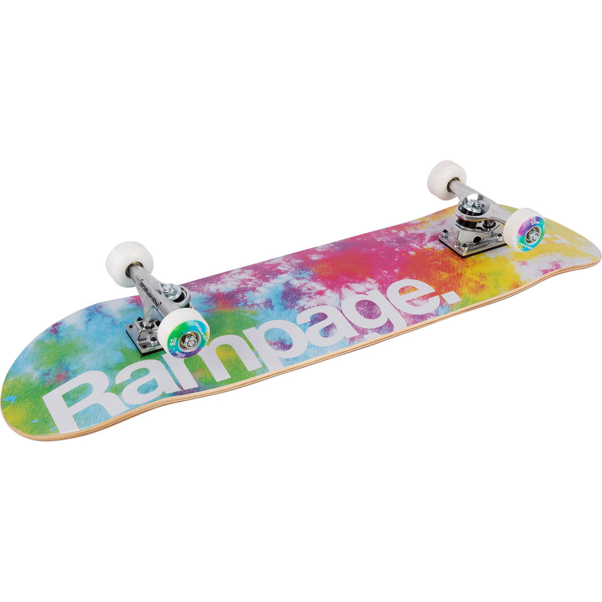 Rampage Tie Dye Burst Premium Complete Skateboard - 8''