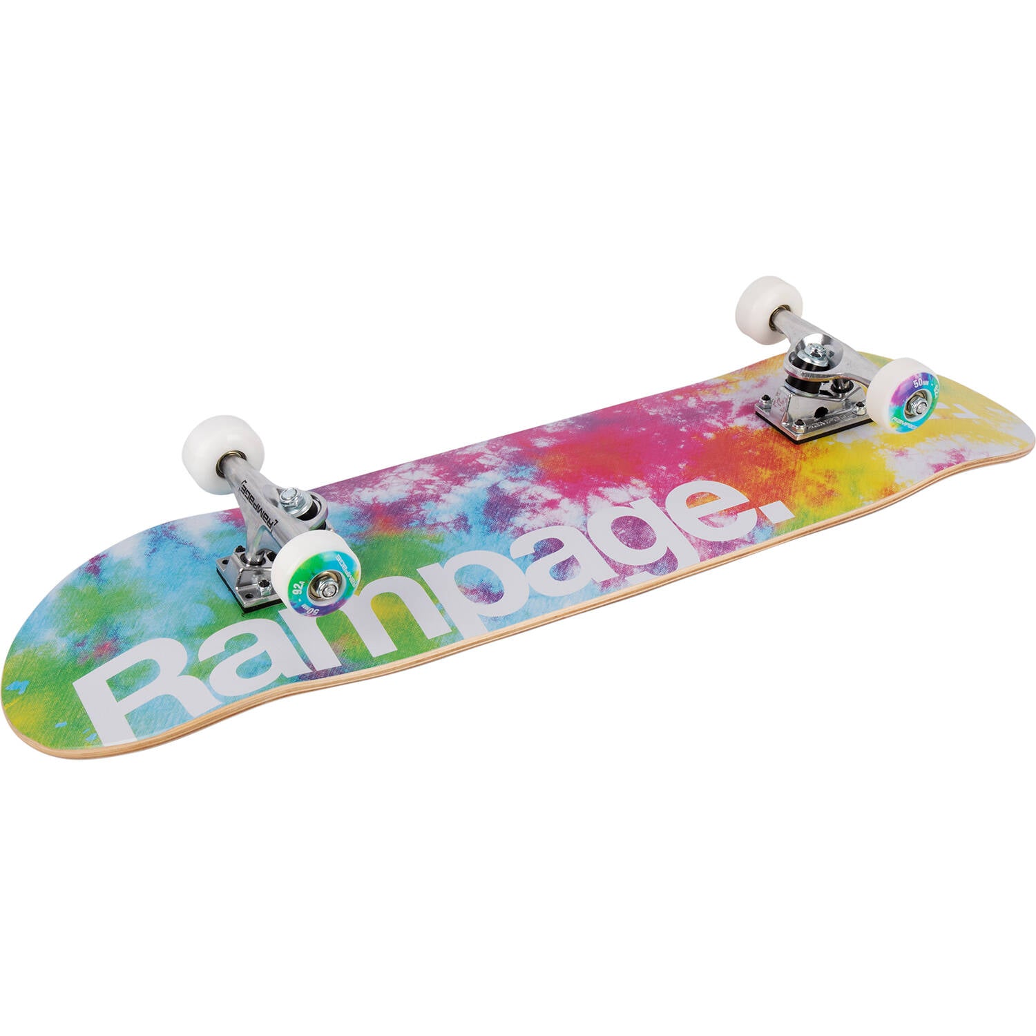 Rampage Tie Dye Burst Premium Complete Skateboard - 8''