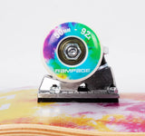 Rampage Tie Dye Burst Premium Complete Skateboard - 8''