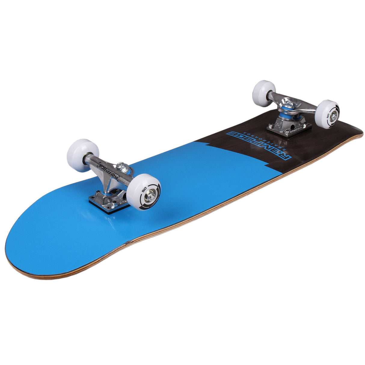 Rampage Plain Third Complete Skateboard - Blue/Black 7.75''