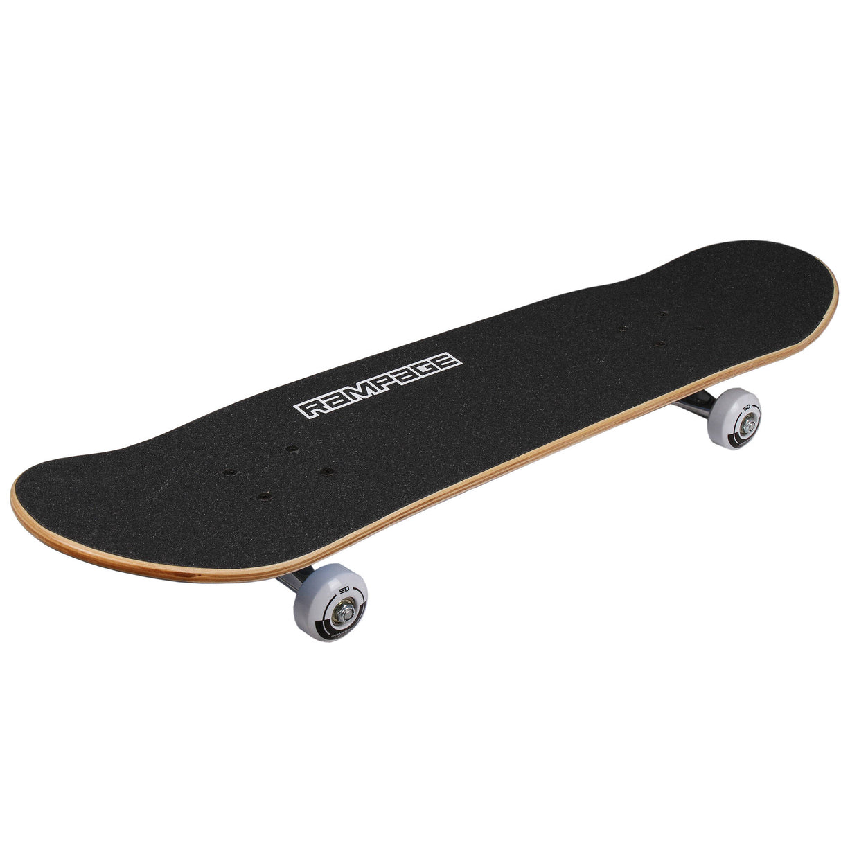 Rampage Plain Third Complete Skateboard - Blue/Black 7.75''