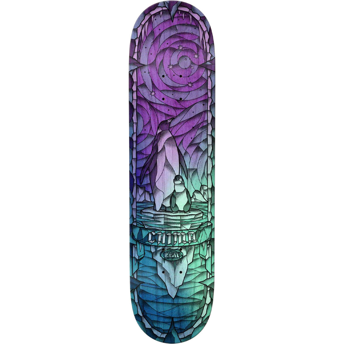 Real Chromatic Cathedral Skateboard Deck - Chima 8.12"