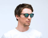Red Bull SPECT Eyewear Steady Sunglasses - Matt Black/Smoke with Green Mirror