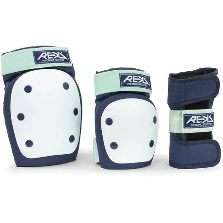 REKD Adult Heavy Duty Triple Pad Set - Blue/Mint