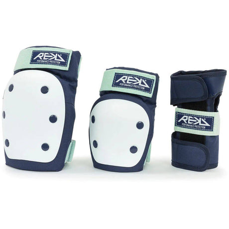 REKD Adult Heavy Duty Triple Pad Set - Blue/Mint
