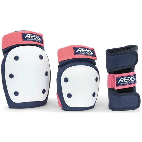 REKD Adult Heavy Duty Triple Pad Set - Blue/Pink
