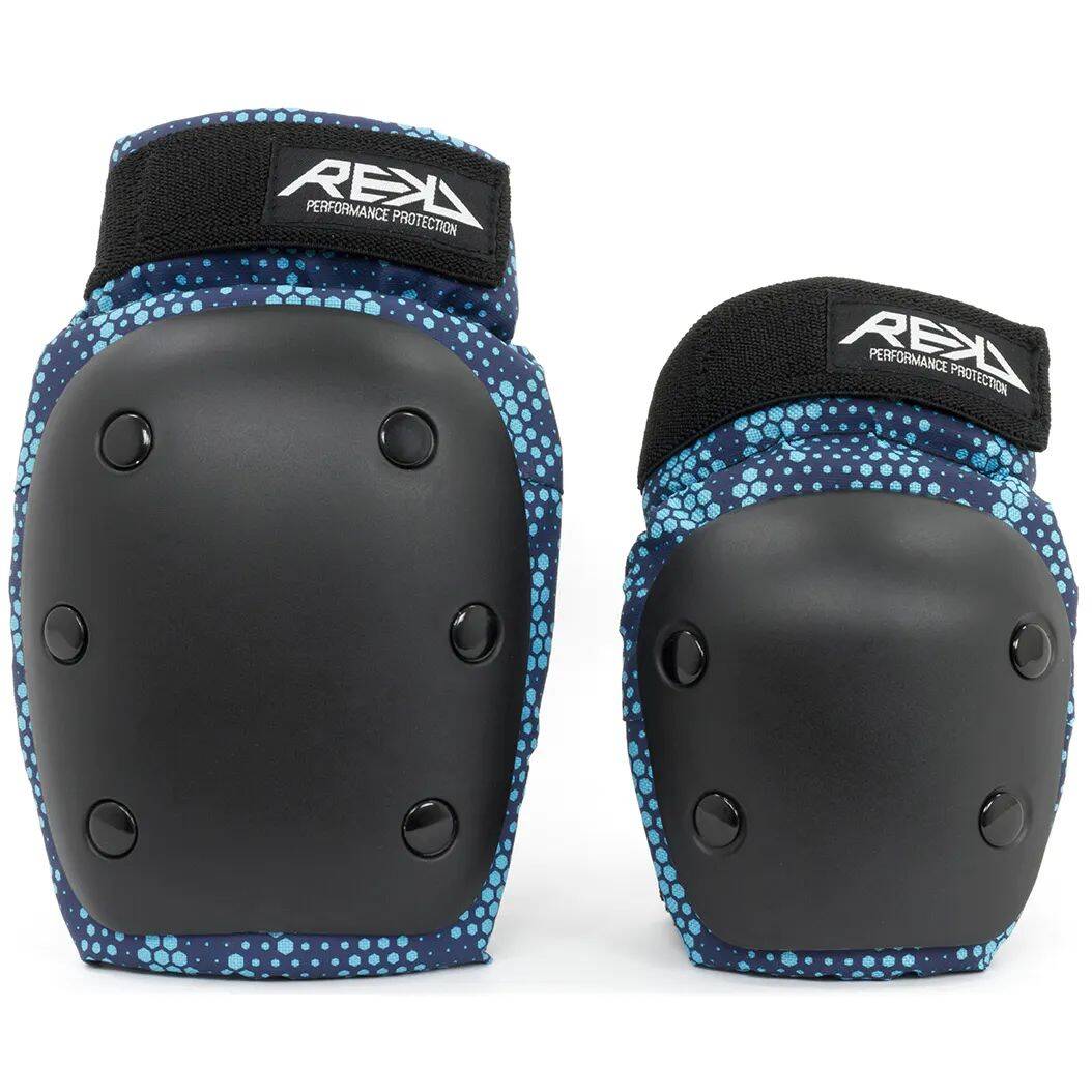 REKD Youth Heavy Duty Double Pad Set - Blue