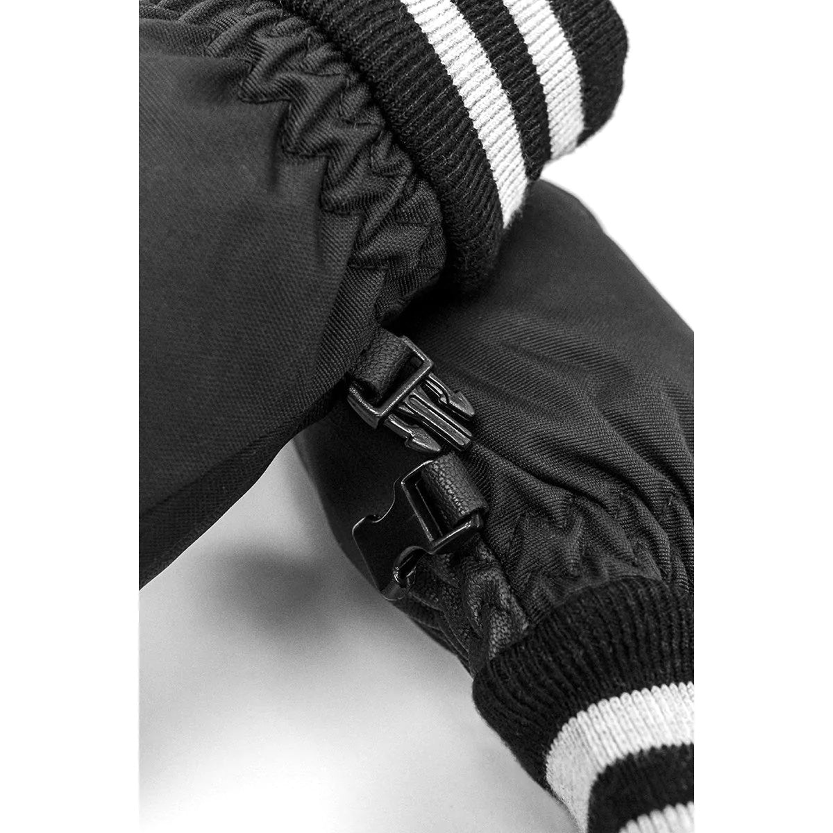 REKD Icon Under Cuff Snow Mittens - Black
