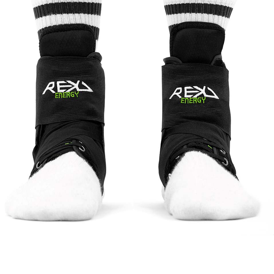 REKD Energy Convert Ankle Braces - Black