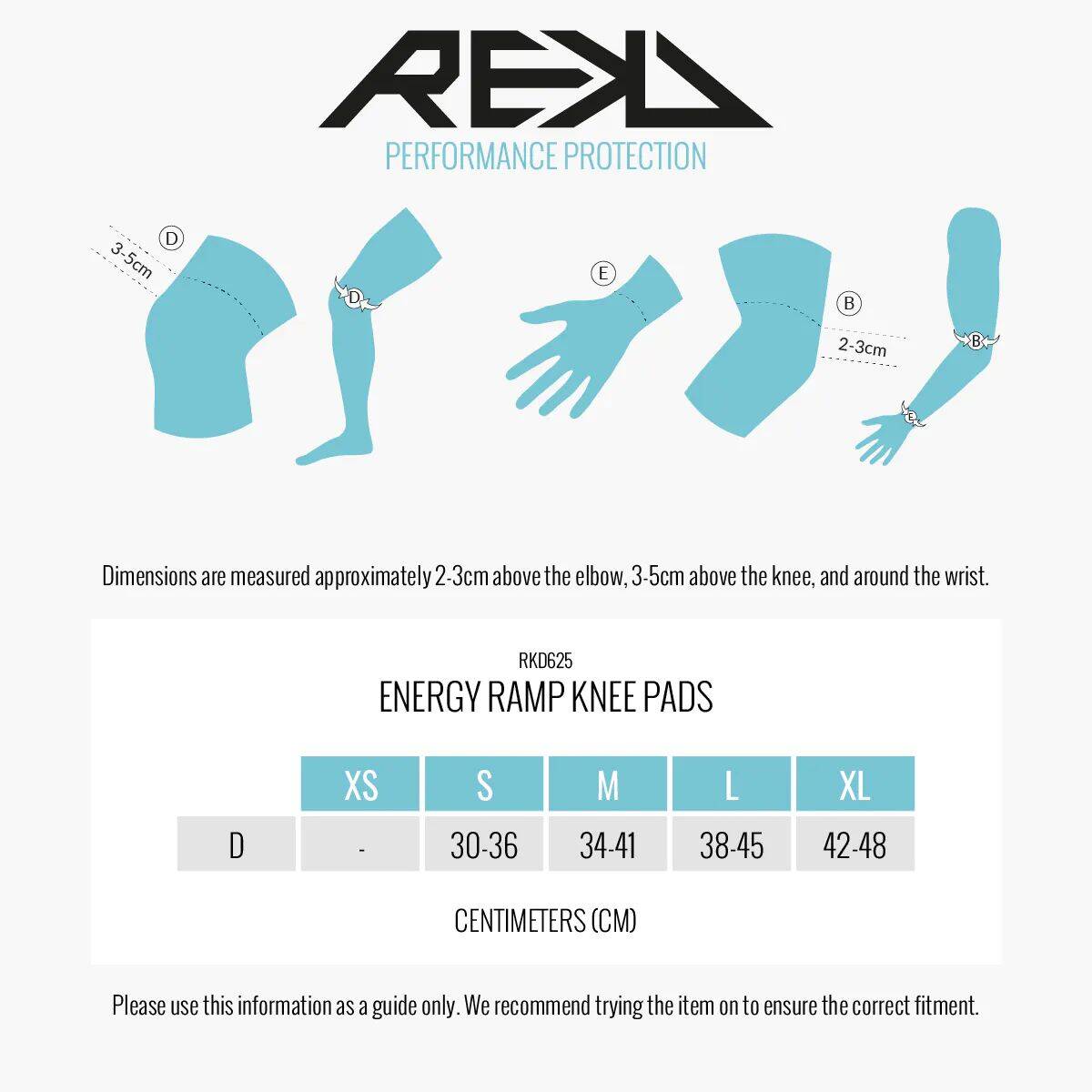 REKD Energy Ramp Knee Pads - Black