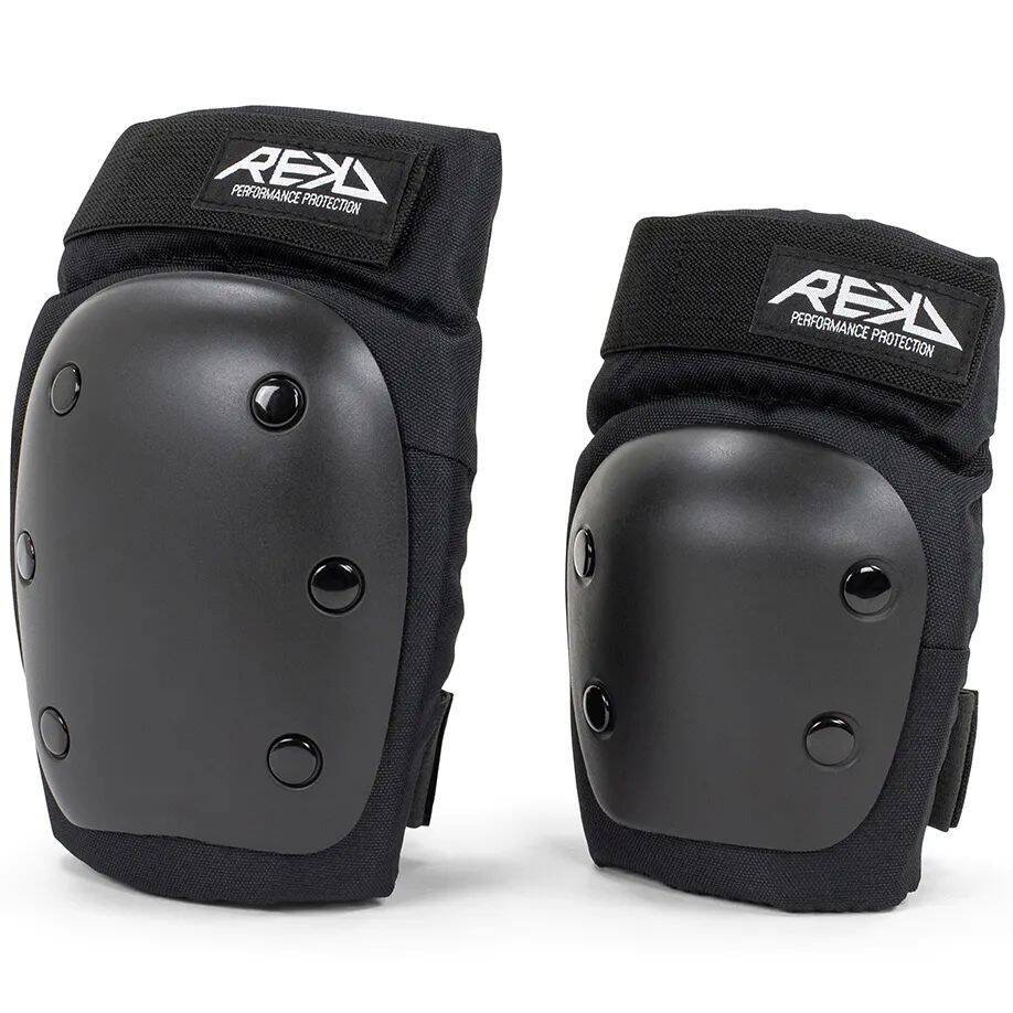 REKD Youth Heavy Duty Double Pad Set - Black