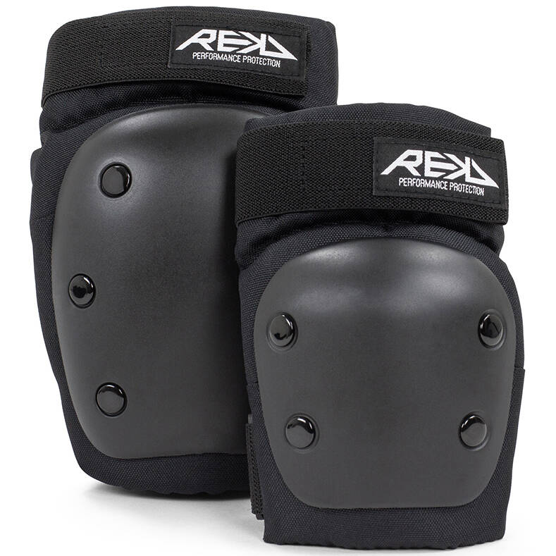 REKD Youth Heavy Duty Double Pad Set - Black SML