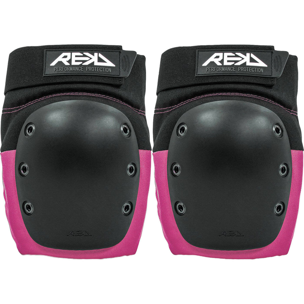 REKD Ramp Knee Pads - Black/Pink