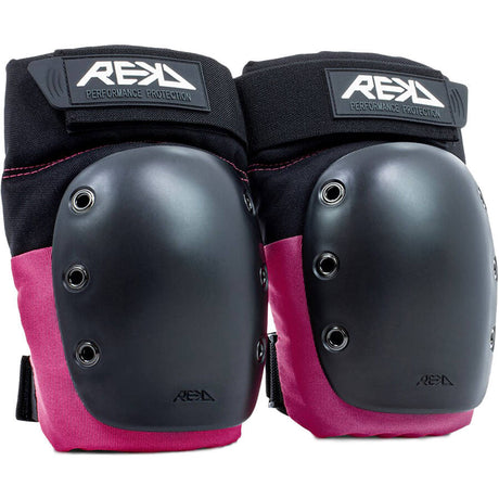 REKD Ramp Knee Pads - Black/Pink