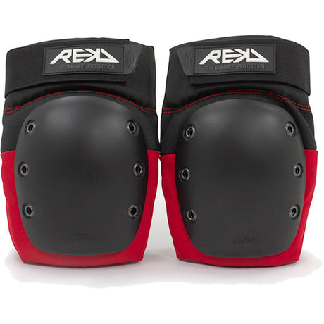 REKD Ramp Knee Pads - Black/Red SML