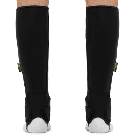 REKD Energy Covert Long Shin & Ankle Guards - Black