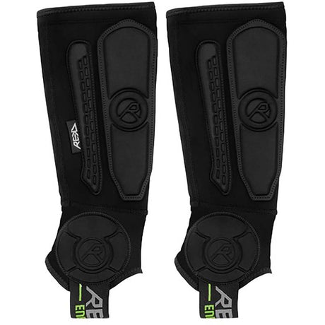 REKD Energy Covert Short Shin & Ankle Guards - Black