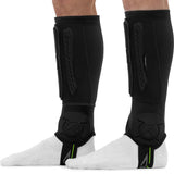 REKD Energy Covert Short Shin & Ankle Guards - Black