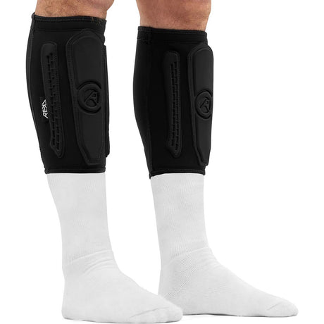 REKD Energy Covert Short Shin Guards - Black