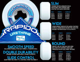Ricta Speedrings Slim 99a Skateboard Wheels - White 51mm