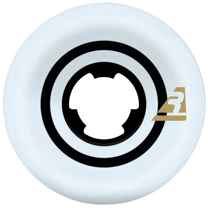 Ricta Speedrings Slim 99a Skateboard Wheels - White 52mm