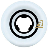 Ricta Speedrings Slim 99a Skateboard Wheels - White 52mm