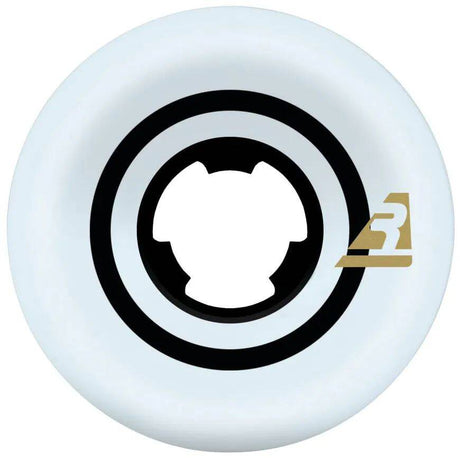 Ricta Speedrings Slim 99a Skateboard Wheels - White 52mm