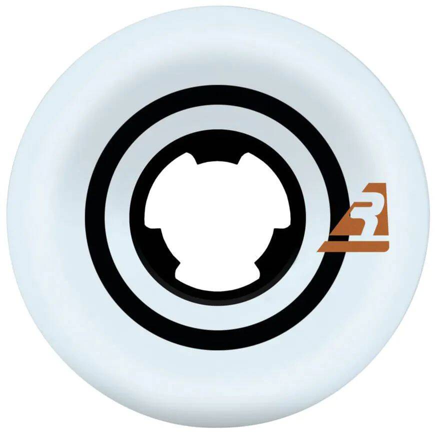 Ricta Speedrings Wide 99a Skateboard Wheels - White 54mm