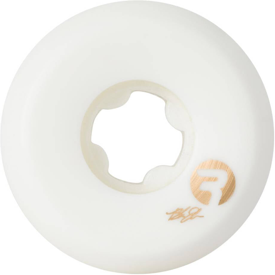 Ricta Johnson Source Natural Mid 99a Skateboard Wheels - White 53mm
