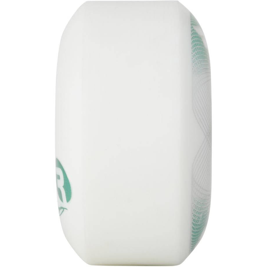 Ricta McCoy Geo Naturals Slim 99a Skateboard Wheels - White/Green 54mm