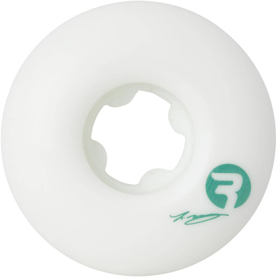 Ricta McCoy Geo Naturals Slim 99a Skateboard Wheels - White/Green 54mm