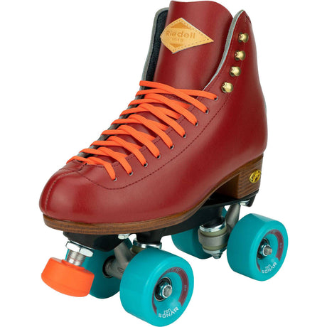 Riedell Crew Quad Roller Skates - Crimson Red